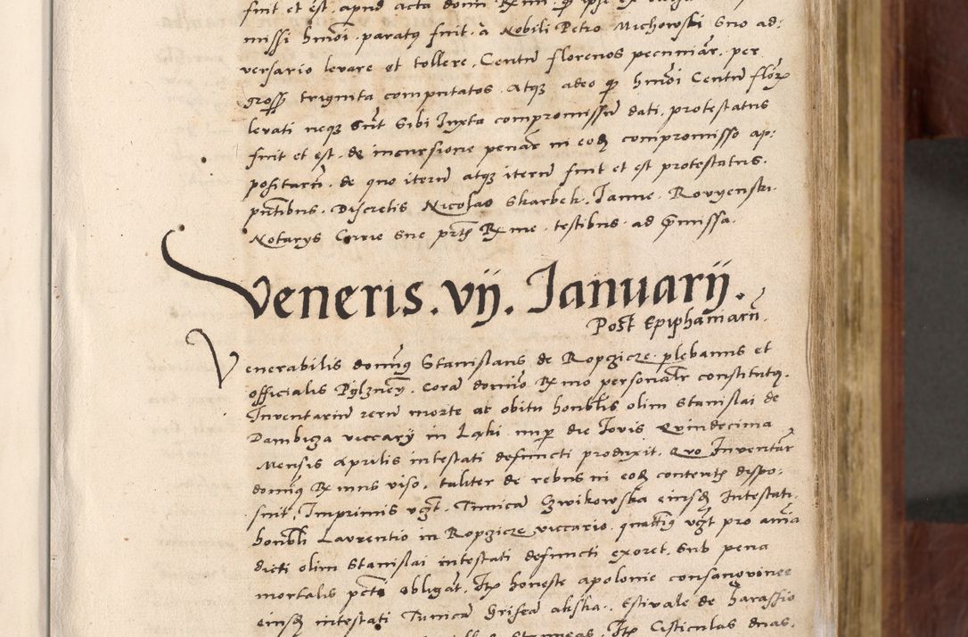 Zdjęcie nr 12 dla obiektu archiwalnego: Acta actorum coram R. D. Petro de Gamratis, nominati archiepiscopi Gnesnensis, episcopi Cracoviensis per annos 1541 et 1542 acticatorum, praesidente tunc curiase suae R. D. Bartholomaeo Gantkowski, canonico Cracoviensi, Posnaniensi cancellario, parochialis in Konopisca etc. rectore.