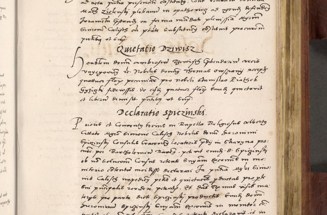 Zdjęcie nr 406 dla obiektu archiwalnego: Acta actorum coram R. D. Petro de Gamratis, nominati archiepiscopi Gnesnensis, episcopi Cracoviensis per annos 1541 et 1542 acticatorum, praesidente tunc curiase suae R. D. Bartholomaeo Gantkowski, canonico Cracoviensi, Posnaniensi cancellario, parochialis in Konopisca etc. rectore.