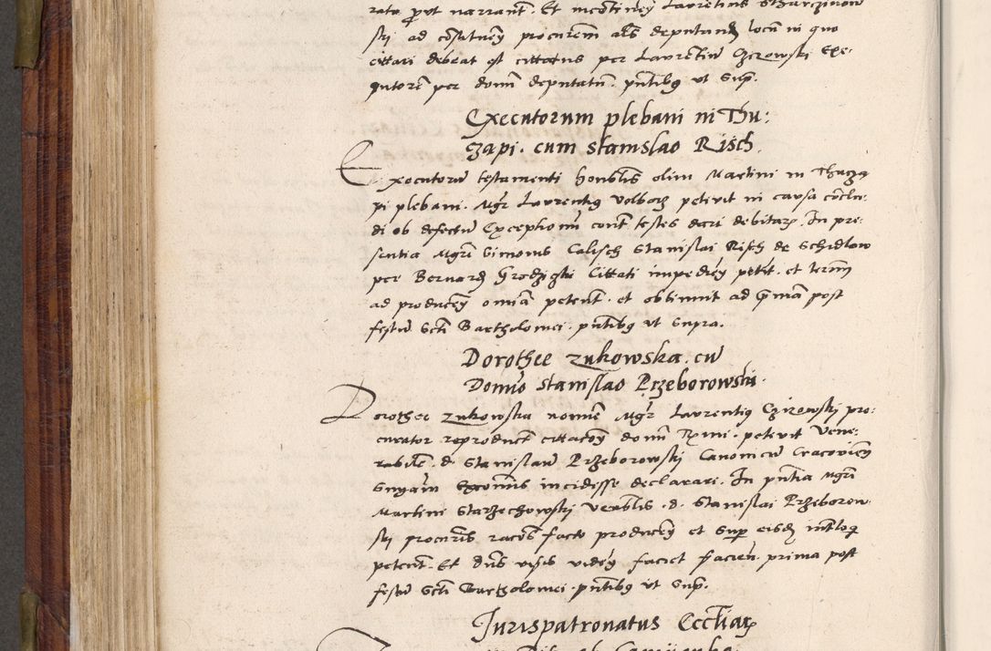 Zdjęcie nr 409 dla obiektu archiwalnego: Acta actorum coram R. D. Petro de Gamratis, nominati archiepiscopi Gnesnensis, episcopi Cracoviensis per annos 1541 et 1542 acticatorum, praesidente tunc curiase suae R. D. Bartholomaeo Gantkowski, canonico Cracoviensi, Posnaniensi cancellario, parochialis in Konopisca etc. rectore.