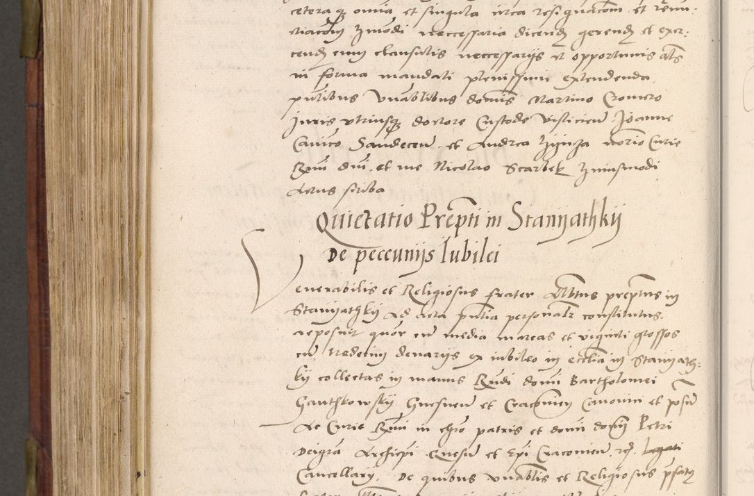 Zdjęcie nr 803 dla obiektu archiwalnego: Acta actorum coram R. D. Petro de Gamratis, nominati archiepiscopi Gnesnensis, episcopi Cracoviensis per annos 1541 et 1542 acticatorum, praesidente tunc curiase suae R. D. Bartholomaeo Gantkowski, canonico Cracoviensi, Posnaniensi cancellario, parochialis in Konopisca etc. rectore.