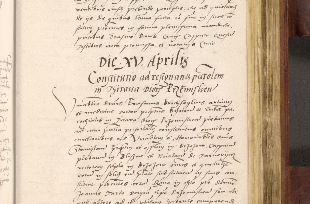 Zdjęcie nr 802 dla obiektu archiwalnego: Acta actorum coram R. D. Petro de Gamratis, nominati archiepiscopi Gnesnensis, episcopi Cracoviensis per annos 1541 et 1542 acticatorum, praesidente tunc curiase suae R. D. Bartholomaeo Gantkowski, canonico Cracoviensi, Posnaniensi cancellario, parochialis in Konopisca etc. rectore.