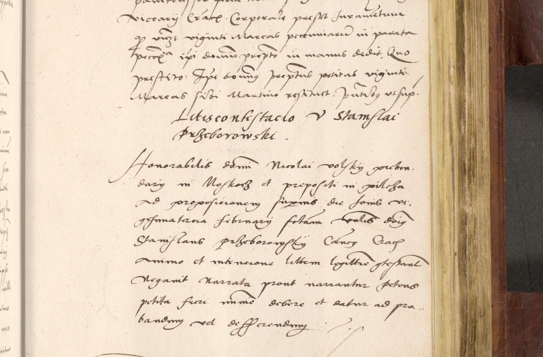 Zdjęcie nr 798 dla obiektu archiwalnego: Acta actorum coram R. D. Petro de Gamratis, nominati archiepiscopi Gnesnensis, episcopi Cracoviensis per annos 1541 et 1542 acticatorum, praesidente tunc curiase suae R. D. Bartholomaeo Gantkowski, canonico Cracoviensi, Posnaniensi cancellario, parochialis in Konopisca etc. rectore.