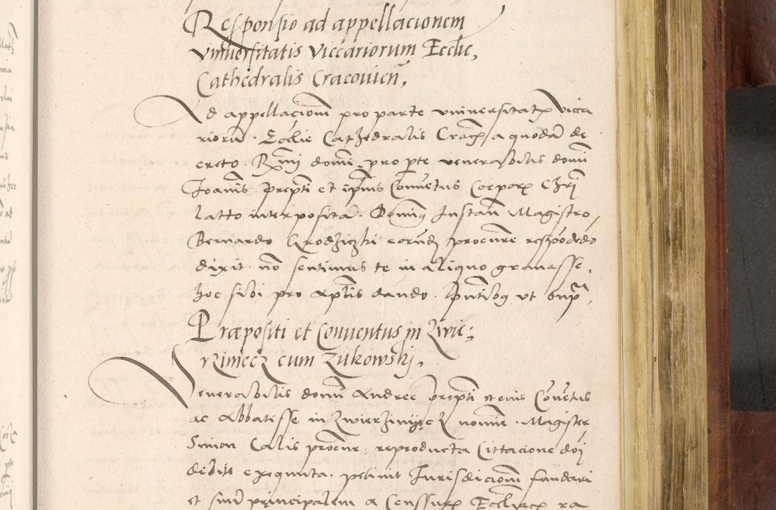 Zdjęcie nr 796 dla obiektu archiwalnego: Acta actorum coram R. D. Petro de Gamratis, nominati archiepiscopi Gnesnensis, episcopi Cracoviensis per annos 1541 et 1542 acticatorum, praesidente tunc curiase suae R. D. Bartholomaeo Gantkowski, canonico Cracoviensi, Posnaniensi cancellario, parochialis in Konopisca etc. rectore.