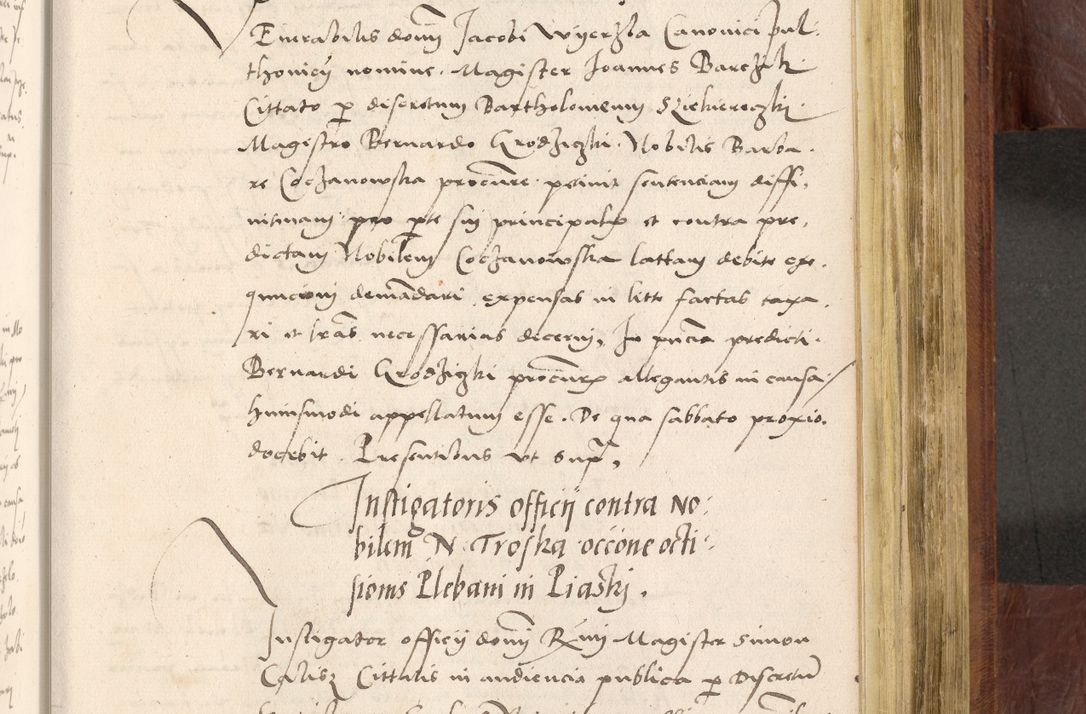Zdjęcie nr 788 dla obiektu archiwalnego: Acta actorum coram R. D. Petro de Gamratis, nominati archiepiscopi Gnesnensis, episcopi Cracoviensis per annos 1541 et 1542 acticatorum, praesidente tunc curiase suae R. D. Bartholomaeo Gantkowski, canonico Cracoviensi, Posnaniensi cancellario, parochialis in Konopisca etc. rectore.