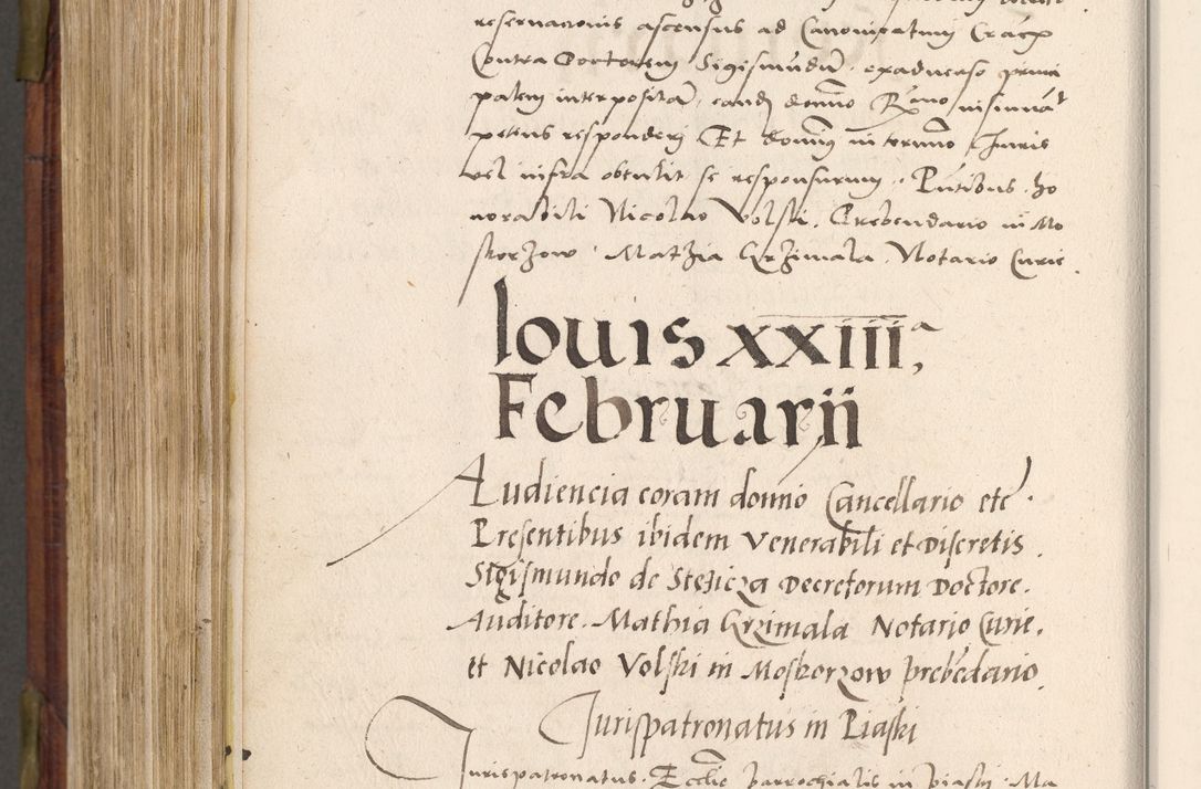 Zdjęcie nr 785 dla obiektu archiwalnego: Acta actorum coram R. D. Petro de Gamratis, nominati archiepiscopi Gnesnensis, episcopi Cracoviensis per annos 1541 et 1542 acticatorum, praesidente tunc curiase suae R. D. Bartholomaeo Gantkowski, canonico Cracoviensi, Posnaniensi cancellario, parochialis in Konopisca etc. rectore.