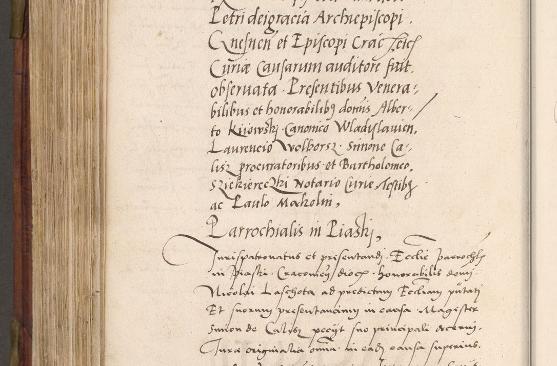 Zdjęcie nr 773 dla obiektu archiwalnego: Acta actorum coram R. D. Petro de Gamratis, nominati archiepiscopi Gnesnensis, episcopi Cracoviensis per annos 1541 et 1542 acticatorum, praesidente tunc curiase suae R. D. Bartholomaeo Gantkowski, canonico Cracoviensi, Posnaniensi cancellario, parochialis in Konopisca etc. rectore.