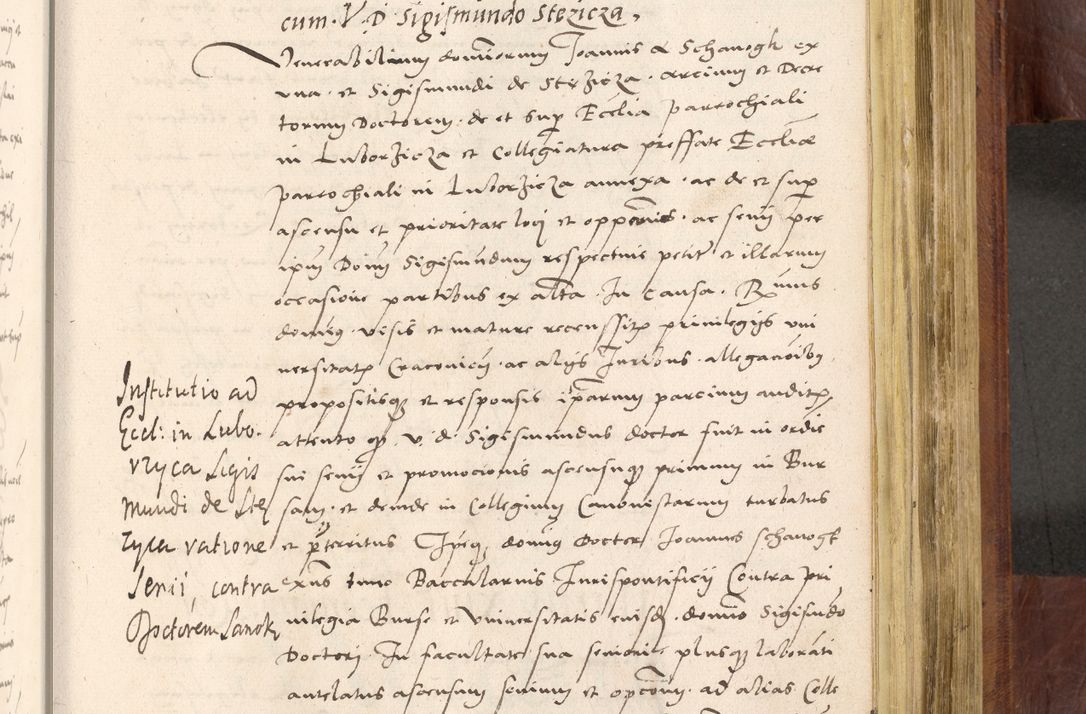 Zdjęcie nr 770 dla obiektu archiwalnego: Acta actorum coram R. D. Petro de Gamratis, nominati archiepiscopi Gnesnensis, episcopi Cracoviensis per annos 1541 et 1542 acticatorum, praesidente tunc curiase suae R. D. Bartholomaeo Gantkowski, canonico Cracoviensi, Posnaniensi cancellario, parochialis in Konopisca etc. rectore.
