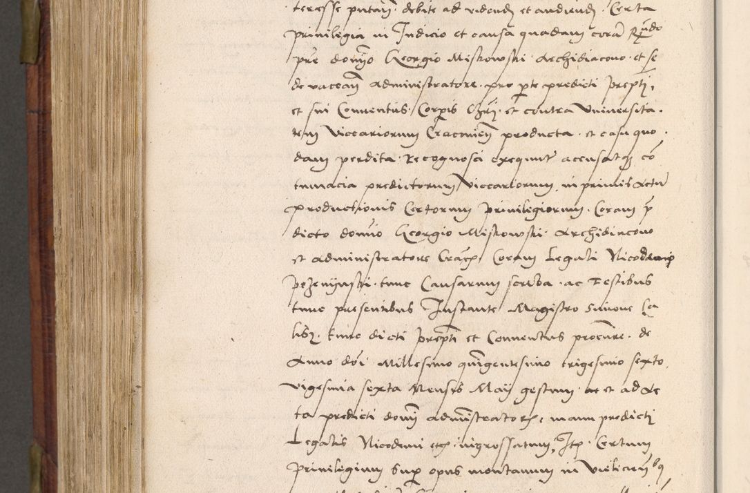 Zdjęcie nr 759 dla obiektu archiwalnego: Acta actorum coram R. D. Petro de Gamratis, nominati archiepiscopi Gnesnensis, episcopi Cracoviensis per annos 1541 et 1542 acticatorum, praesidente tunc curiase suae R. D. Bartholomaeo Gantkowski, canonico Cracoviensi, Posnaniensi cancellario, parochialis in Konopisca etc. rectore.
