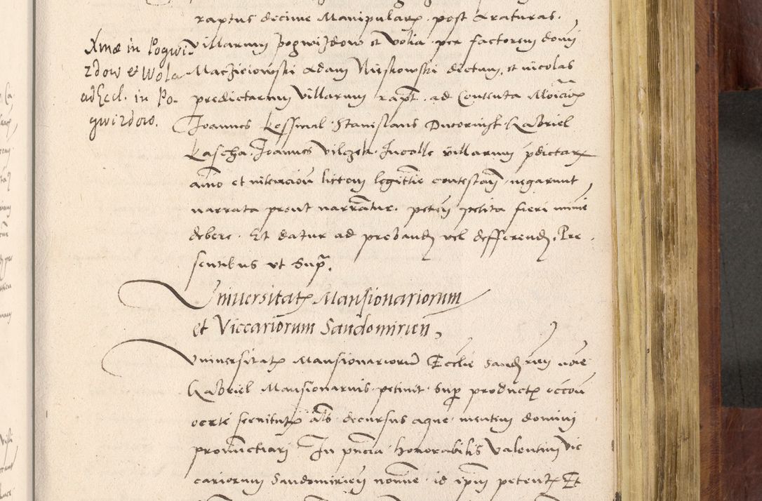 Zdjęcie nr 758 dla obiektu archiwalnego: Acta actorum coram R. D. Petro de Gamratis, nominati archiepiscopi Gnesnensis, episcopi Cracoviensis per annos 1541 et 1542 acticatorum, praesidente tunc curiase suae R. D. Bartholomaeo Gantkowski, canonico Cracoviensi, Posnaniensi cancellario, parochialis in Konopisca etc. rectore.