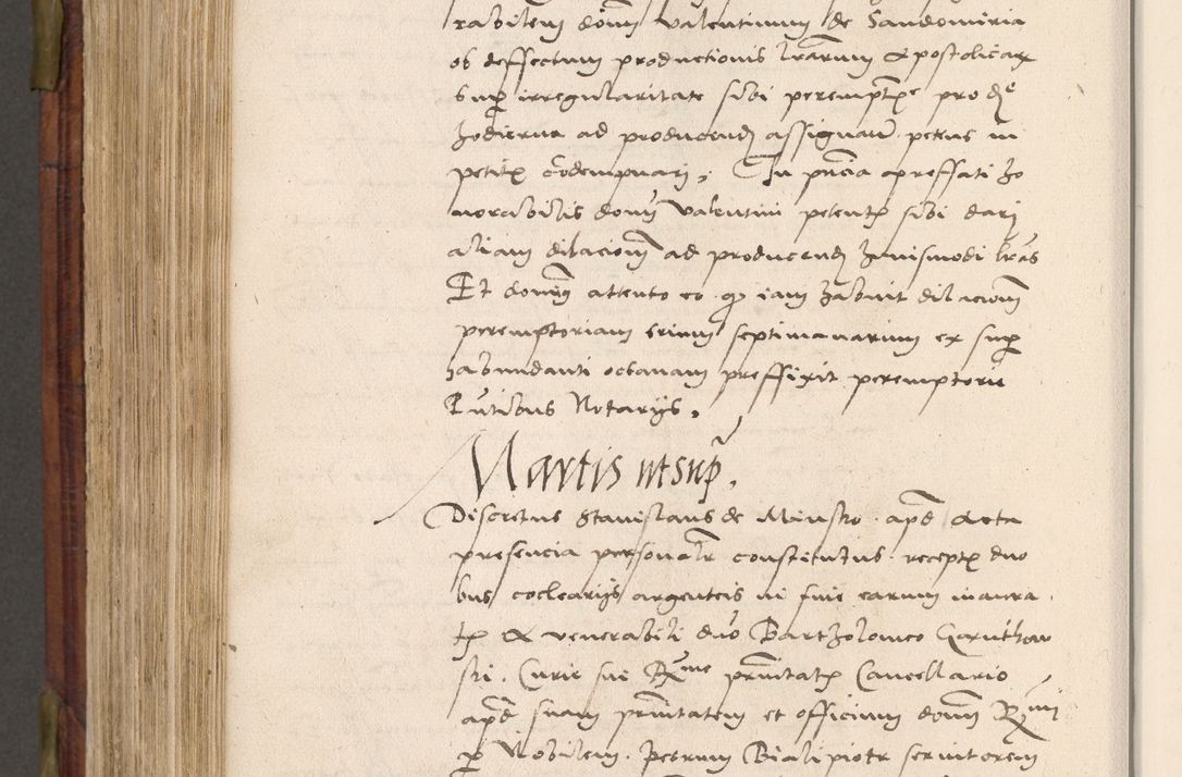 Zdjęcie nr 739 dla obiektu archiwalnego: Acta actorum coram R. D. Petro de Gamratis, nominati archiepiscopi Gnesnensis, episcopi Cracoviensis per annos 1541 et 1542 acticatorum, praesidente tunc curiase suae R. D. Bartholomaeo Gantkowski, canonico Cracoviensi, Posnaniensi cancellario, parochialis in Konopisca etc. rectore.