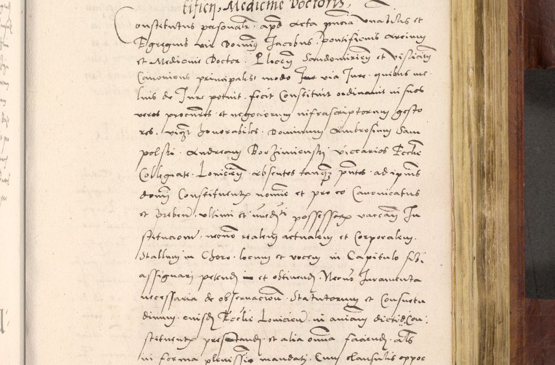 Zdjęcie nr 728 dla obiektu archiwalnego: Acta actorum coram R. D. Petro de Gamratis, nominati archiepiscopi Gnesnensis, episcopi Cracoviensis per annos 1541 et 1542 acticatorum, praesidente tunc curiase suae R. D. Bartholomaeo Gantkowski, canonico Cracoviensi, Posnaniensi cancellario, parochialis in Konopisca etc. rectore.