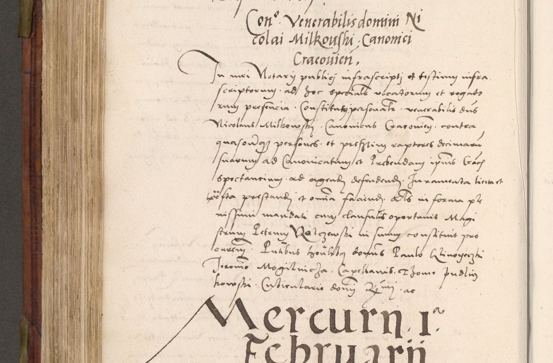 Zdjęcie nr 721 dla obiektu archiwalnego: Acta actorum coram R. D. Petro de Gamratis, nominati archiepiscopi Gnesnensis, episcopi Cracoviensis per annos 1541 et 1542 acticatorum, praesidente tunc curiase suae R. D. Bartholomaeo Gantkowski, canonico Cracoviensi, Posnaniensi cancellario, parochialis in Konopisca etc. rectore.