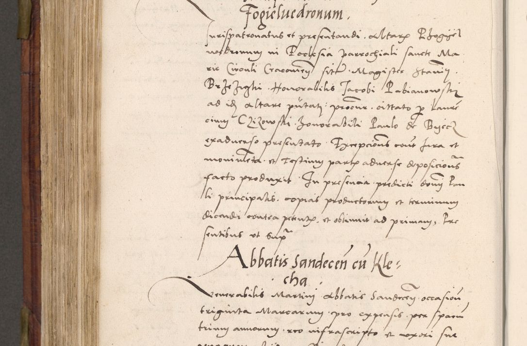 Zdjęcie nr 723 dla obiektu archiwalnego: Acta actorum coram R. D. Petro de Gamratis, nominati archiepiscopi Gnesnensis, episcopi Cracoviensis per annos 1541 et 1542 acticatorum, praesidente tunc curiase suae R. D. Bartholomaeo Gantkowski, canonico Cracoviensi, Posnaniensi cancellario, parochialis in Konopisca etc. rectore.