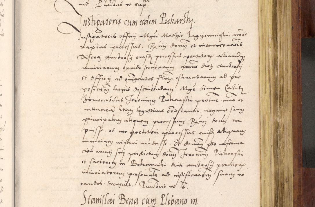 Zdjęcie nr 712 dla obiektu archiwalnego: Acta actorum coram R. D. Petro de Gamratis, nominati archiepiscopi Gnesnensis, episcopi Cracoviensis per annos 1541 et 1542 acticatorum, praesidente tunc curiase suae R. D. Bartholomaeo Gantkowski, canonico Cracoviensi, Posnaniensi cancellario, parochialis in Konopisca etc. rectore.