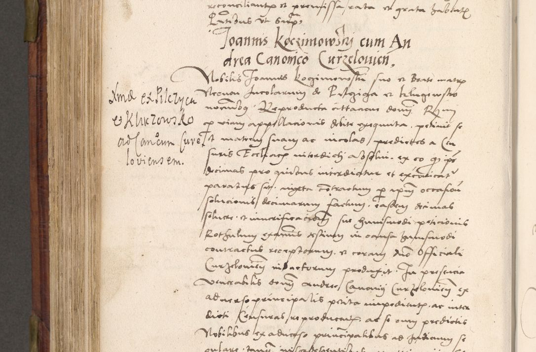 Zdjęcie nr 709 dla obiektu archiwalnego: Acta actorum coram R. D. Petro de Gamratis, nominati archiepiscopi Gnesnensis, episcopi Cracoviensis per annos 1541 et 1542 acticatorum, praesidente tunc curiase suae R. D. Bartholomaeo Gantkowski, canonico Cracoviensi, Posnaniensi cancellario, parochialis in Konopisca etc. rectore.