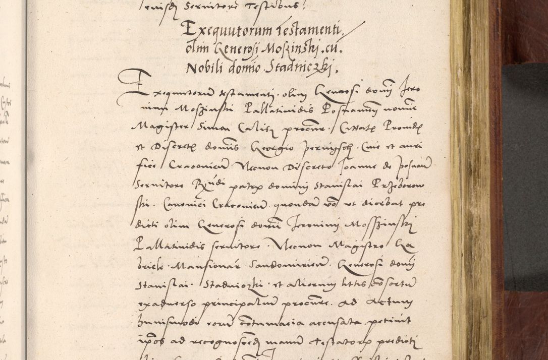 Zdjęcie nr 694 dla obiektu archiwalnego: Acta actorum coram R. D. Petro de Gamratis, nominati archiepiscopi Gnesnensis, episcopi Cracoviensis per annos 1541 et 1542 acticatorum, praesidente tunc curiase suae R. D. Bartholomaeo Gantkowski, canonico Cracoviensi, Posnaniensi cancellario, parochialis in Konopisca etc. rectore.