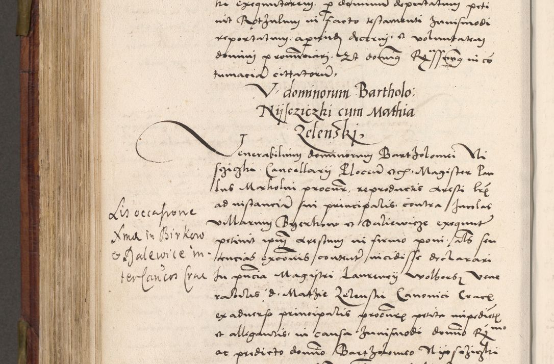 Zdjęcie nr 669 dla obiektu archiwalnego: Acta actorum coram R. D. Petro de Gamratis, nominati archiepiscopi Gnesnensis, episcopi Cracoviensis per annos 1541 et 1542 acticatorum, praesidente tunc curiase suae R. D. Bartholomaeo Gantkowski, canonico Cracoviensi, Posnaniensi cancellario, parochialis in Konopisca etc. rectore.