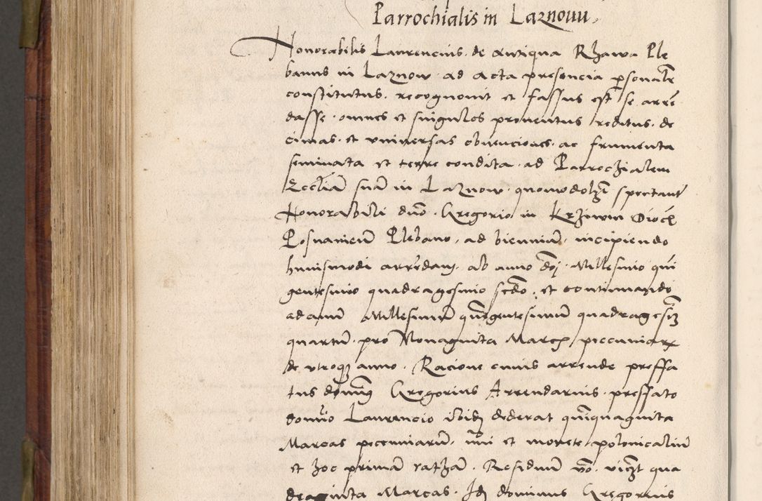Zdjęcie nr 673 dla obiektu archiwalnego: Acta actorum coram R. D. Petro de Gamratis, nominati archiepiscopi Gnesnensis, episcopi Cracoviensis per annos 1541 et 1542 acticatorum, praesidente tunc curiase suae R. D. Bartholomaeo Gantkowski, canonico Cracoviensi, Posnaniensi cancellario, parochialis in Konopisca etc. rectore.