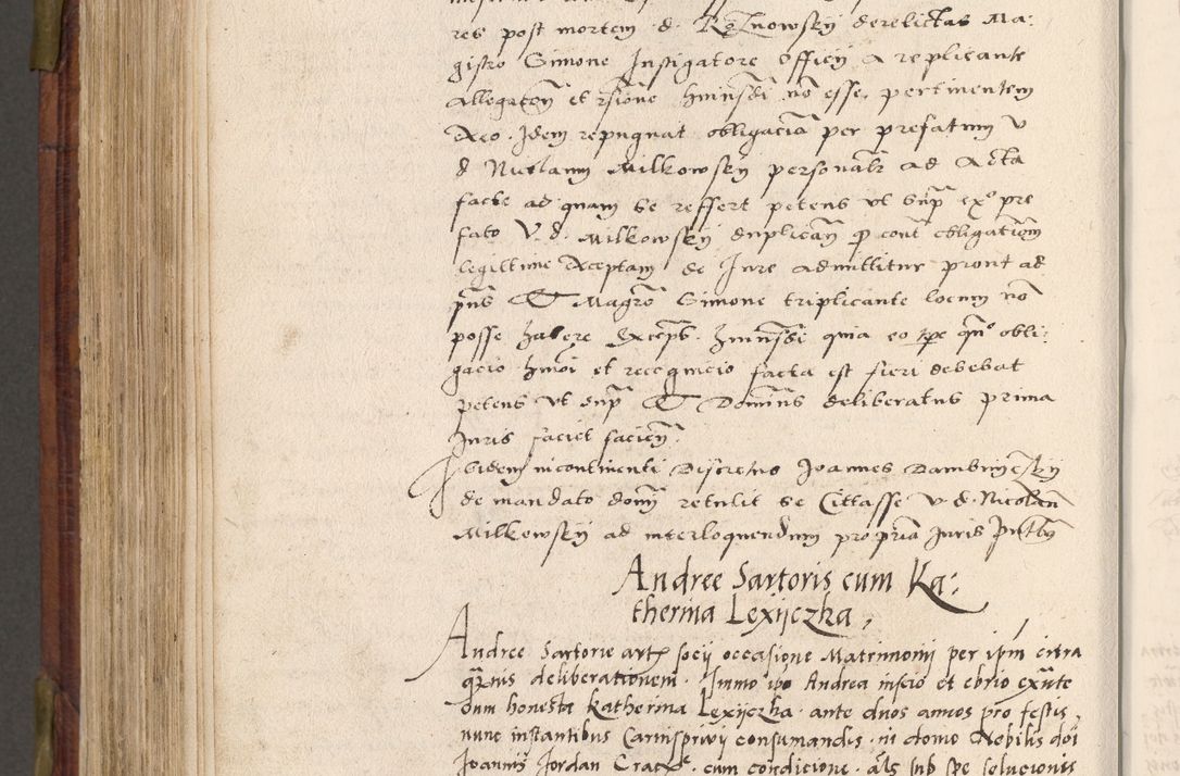 Zdjęcie nr 665 dla obiektu archiwalnego: Acta actorum coram R. D. Petro de Gamratis, nominati archiepiscopi Gnesnensis, episcopi Cracoviensis per annos 1541 et 1542 acticatorum, praesidente tunc curiase suae R. D. Bartholomaeo Gantkowski, canonico Cracoviensi, Posnaniensi cancellario, parochialis in Konopisca etc. rectore.