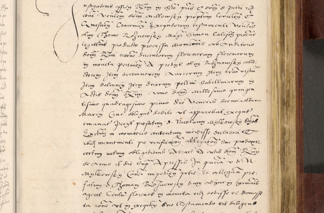 Zdjęcie nr 664 dla obiektu archiwalnego: Acta actorum coram R. D. Petro de Gamratis, nominati archiepiscopi Gnesnensis, episcopi Cracoviensis per annos 1541 et 1542 acticatorum, praesidente tunc curiase suae R. D. Bartholomaeo Gantkowski, canonico Cracoviensi, Posnaniensi cancellario, parochialis in Konopisca etc. rectore.