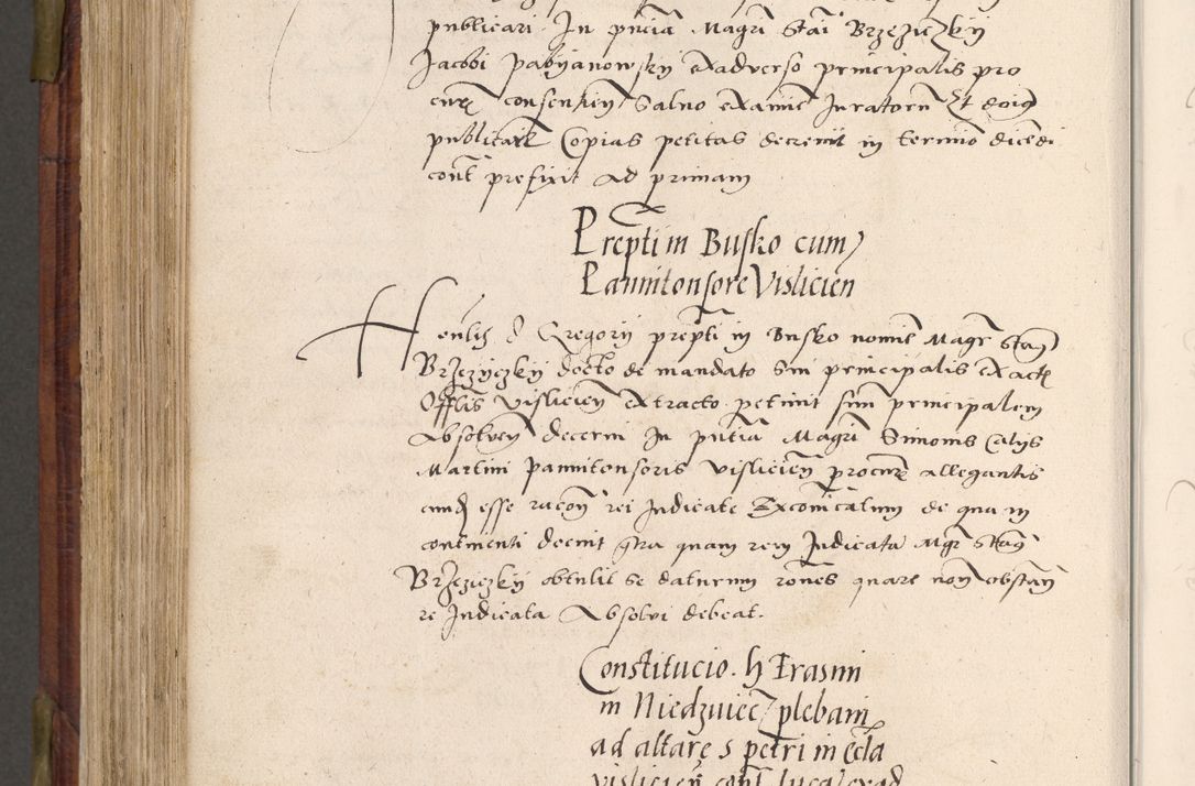 Zdjęcie nr 659 dla obiektu archiwalnego: Acta actorum coram R. D. Petro de Gamratis, nominati archiepiscopi Gnesnensis, episcopi Cracoviensis per annos 1541 et 1542 acticatorum, praesidente tunc curiase suae R. D. Bartholomaeo Gantkowski, canonico Cracoviensi, Posnaniensi cancellario, parochialis in Konopisca etc. rectore.
