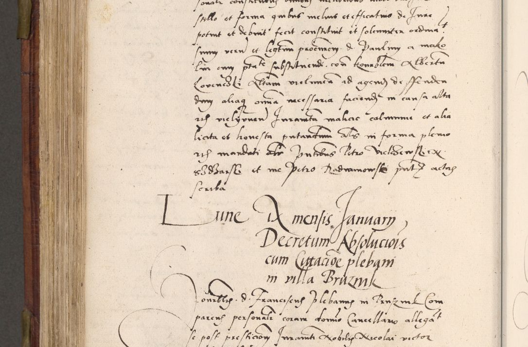 Zdjęcie nr 655 dla obiektu archiwalnego: Acta actorum coram R. D. Petro de Gamratis, nominati archiepiscopi Gnesnensis, episcopi Cracoviensis per annos 1541 et 1542 acticatorum, praesidente tunc curiase suae R. D. Bartholomaeo Gantkowski, canonico Cracoviensi, Posnaniensi cancellario, parochialis in Konopisca etc. rectore.