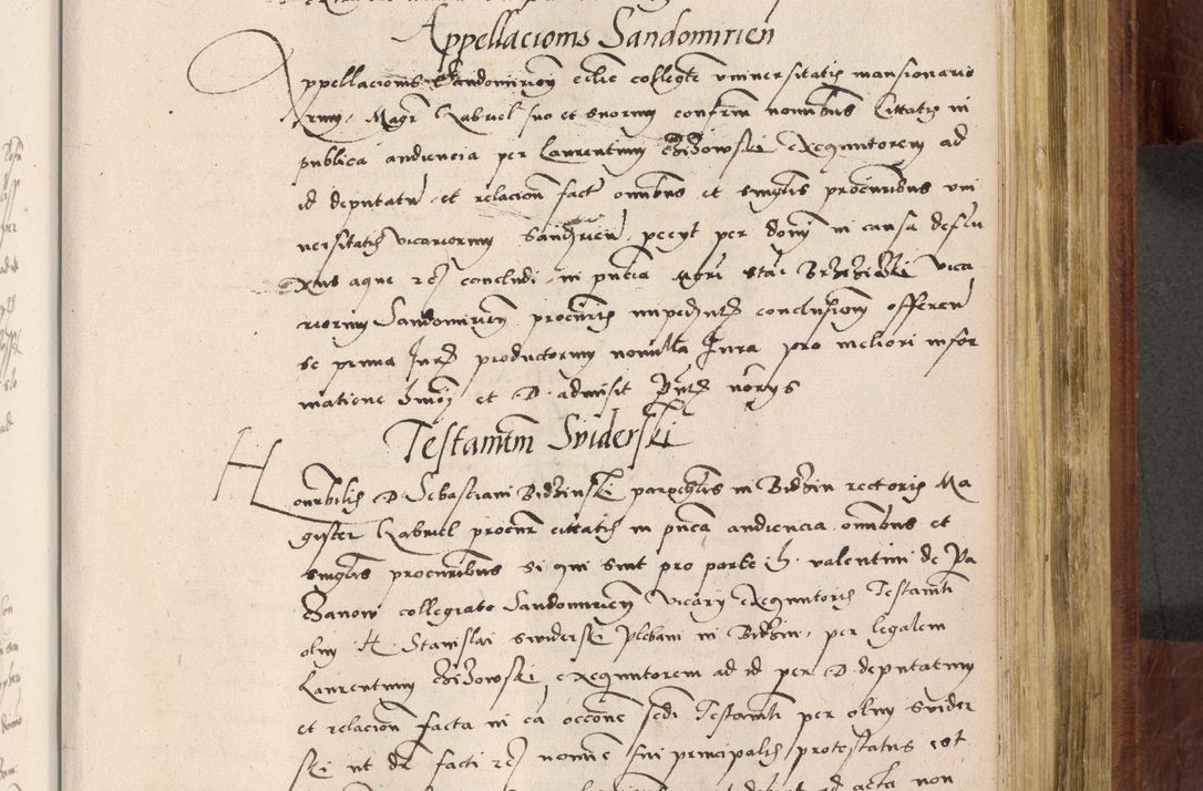Zdjęcie nr 648 dla obiektu archiwalnego: Acta actorum coram R. D. Petro de Gamratis, nominati archiepiscopi Gnesnensis, episcopi Cracoviensis per annos 1541 et 1542 acticatorum, praesidente tunc curiase suae R. D. Bartholomaeo Gantkowski, canonico Cracoviensi, Posnaniensi cancellario, parochialis in Konopisca etc. rectore.