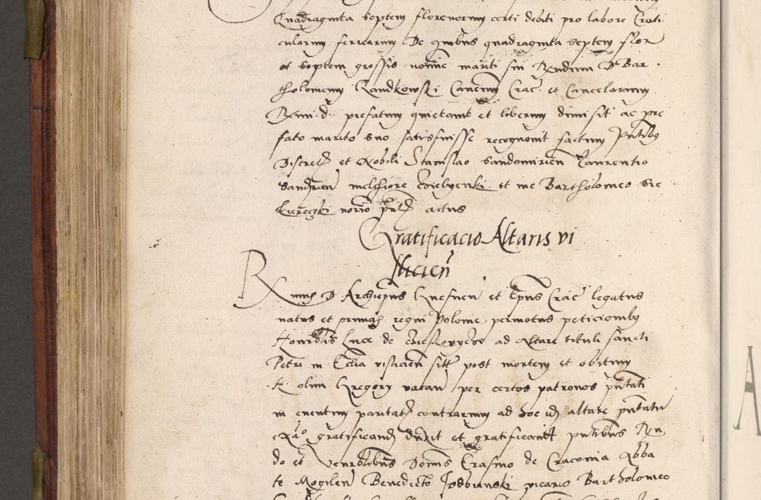 Zdjęcie nr 649 dla obiektu archiwalnego: Acta actorum coram R. D. Petro de Gamratis, nominati archiepiscopi Gnesnensis, episcopi Cracoviensis per annos 1541 et 1542 acticatorum, praesidente tunc curiase suae R. D. Bartholomaeo Gantkowski, canonico Cracoviensi, Posnaniensi cancellario, parochialis in Konopisca etc. rectore.