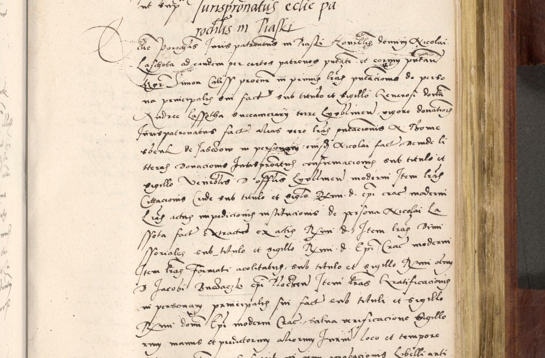 Zdjęcie nr 646 dla obiektu archiwalnego: Acta actorum coram R. D. Petro de Gamratis, nominati archiepiscopi Gnesnensis, episcopi Cracoviensis per annos 1541 et 1542 acticatorum, praesidente tunc curiase suae R. D. Bartholomaeo Gantkowski, canonico Cracoviensi, Posnaniensi cancellario, parochialis in Konopisca etc. rectore.