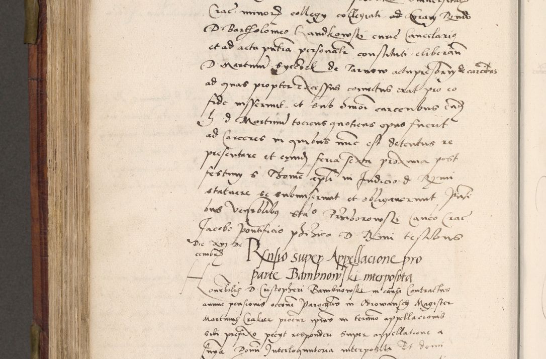 Zdjęcie nr 639 dla obiektu archiwalnego: Acta actorum coram R. D. Petro de Gamratis, nominati archiepiscopi Gnesnensis, episcopi Cracoviensis per annos 1541 et 1542 acticatorum, praesidente tunc curiase suae R. D. Bartholomaeo Gantkowski, canonico Cracoviensi, Posnaniensi cancellario, parochialis in Konopisca etc. rectore.