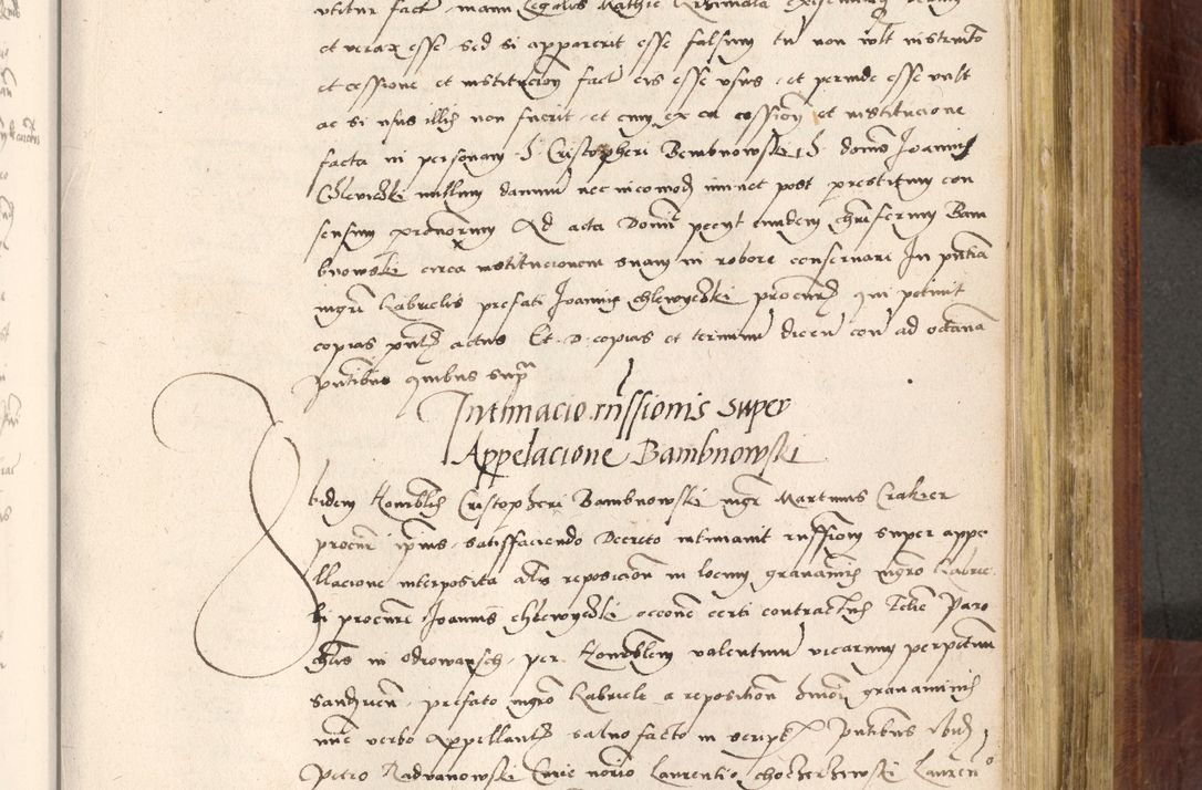 Zdjęcie nr 640 dla obiektu archiwalnego: Acta actorum coram R. D. Petro de Gamratis, nominati archiepiscopi Gnesnensis, episcopi Cracoviensis per annos 1541 et 1542 acticatorum, praesidente tunc curiase suae R. D. Bartholomaeo Gantkowski, canonico Cracoviensi, Posnaniensi cancellario, parochialis in Konopisca etc. rectore.