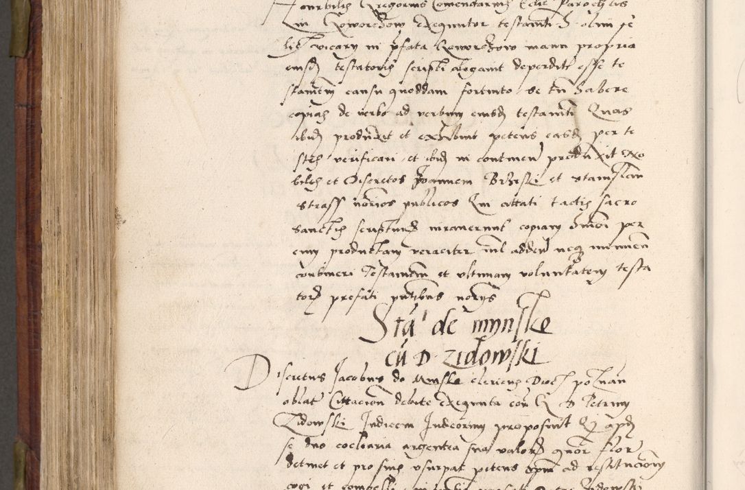 Zdjęcie nr 637 dla obiektu archiwalnego: Acta actorum coram R. D. Petro de Gamratis, nominati archiepiscopi Gnesnensis, episcopi Cracoviensis per annos 1541 et 1542 acticatorum, praesidente tunc curiase suae R. D. Bartholomaeo Gantkowski, canonico Cracoviensi, Posnaniensi cancellario, parochialis in Konopisca etc. rectore.