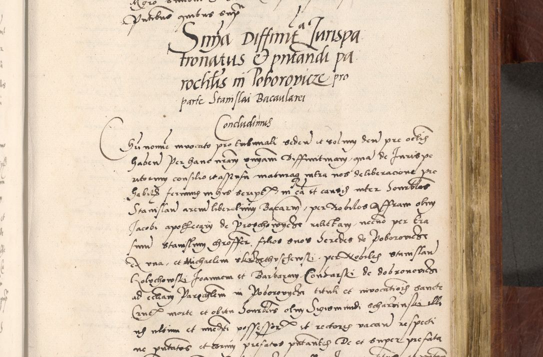 Zdjęcie nr 632 dla obiektu archiwalnego: Acta actorum coram R. D. Petro de Gamratis, nominati archiepiscopi Gnesnensis, episcopi Cracoviensis per annos 1541 et 1542 acticatorum, praesidente tunc curiase suae R. D. Bartholomaeo Gantkowski, canonico Cracoviensi, Posnaniensi cancellario, parochialis in Konopisca etc. rectore.