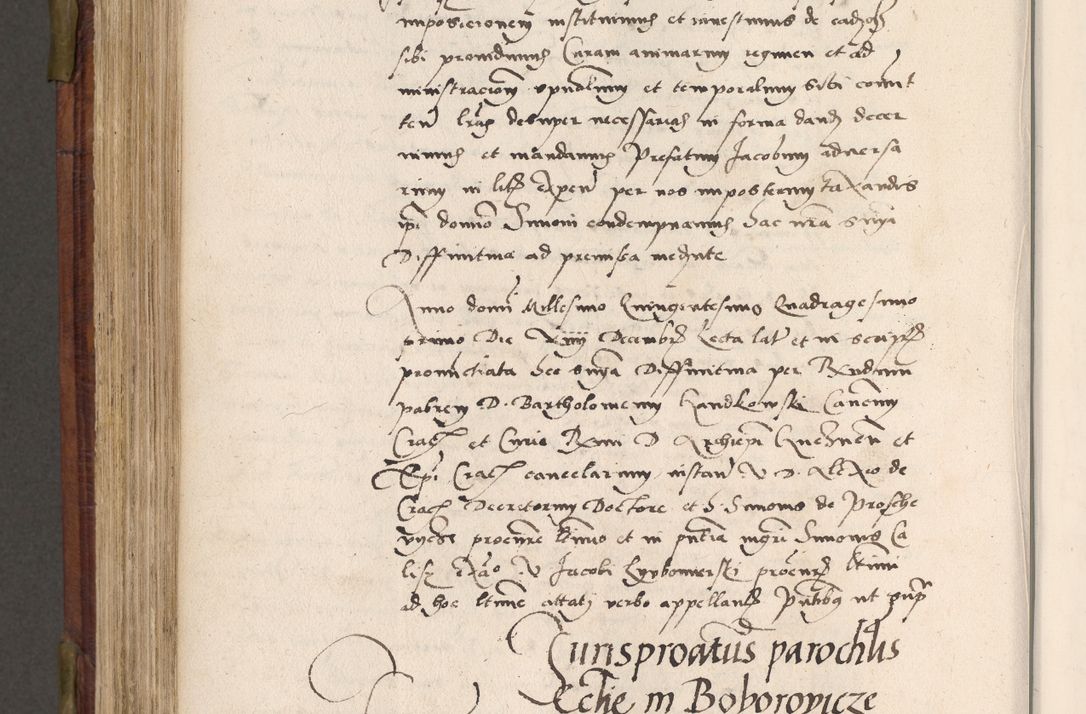 Zdjęcie nr 631 dla obiektu archiwalnego: Acta actorum coram R. D. Petro de Gamratis, nominati archiepiscopi Gnesnensis, episcopi Cracoviensis per annos 1541 et 1542 acticatorum, praesidente tunc curiase suae R. D. Bartholomaeo Gantkowski, canonico Cracoviensi, Posnaniensi cancellario, parochialis in Konopisca etc. rectore.