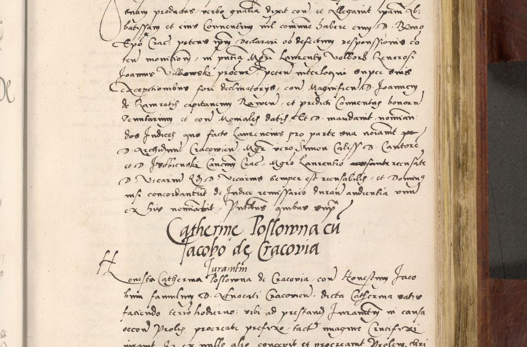 Zdjęcie nr 626 dla obiektu archiwalnego: Acta actorum coram R. D. Petro de Gamratis, nominati archiepiscopi Gnesnensis, episcopi Cracoviensis per annos 1541 et 1542 acticatorum, praesidente tunc curiase suae R. D. Bartholomaeo Gantkowski, canonico Cracoviensi, Posnaniensi cancellario, parochialis in Konopisca etc. rectore.