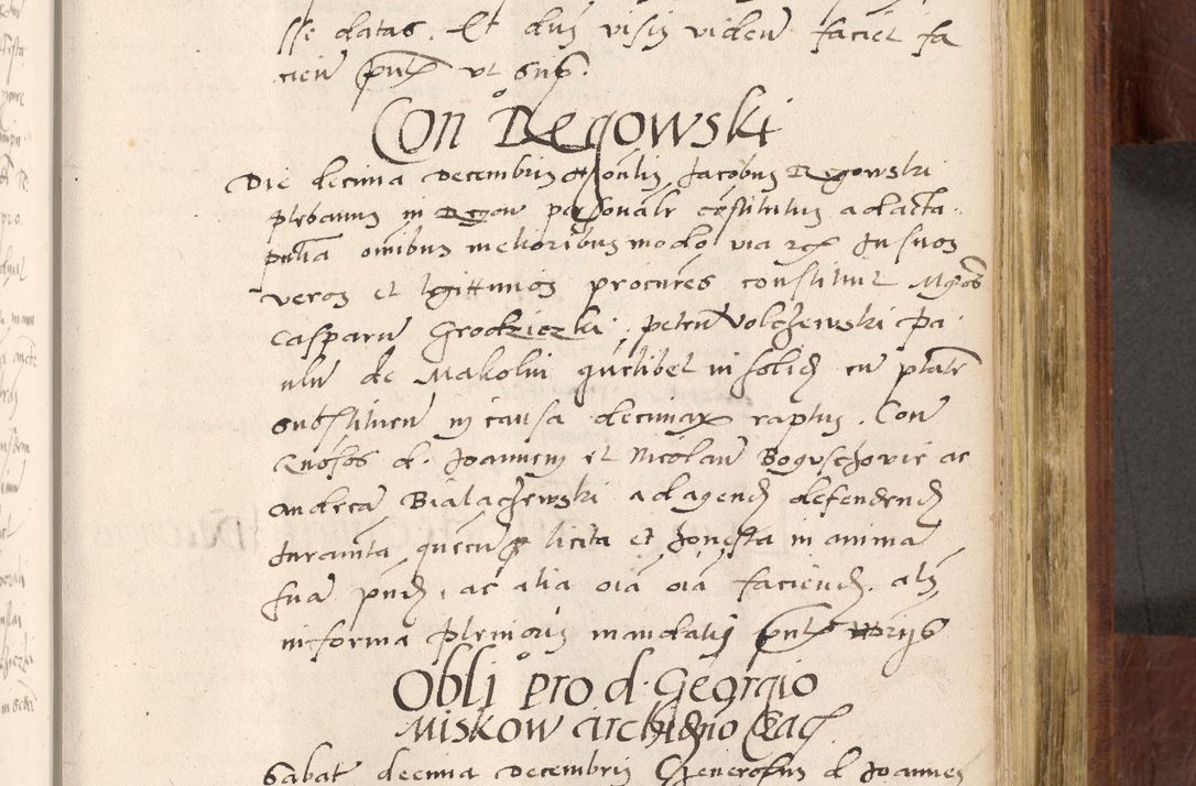 Zdjęcie nr 616 dla obiektu archiwalnego: Acta actorum coram R. D. Petro de Gamratis, nominati archiepiscopi Gnesnensis, episcopi Cracoviensis per annos 1541 et 1542 acticatorum, praesidente tunc curiase suae R. D. Bartholomaeo Gantkowski, canonico Cracoviensi, Posnaniensi cancellario, parochialis in Konopisca etc. rectore.