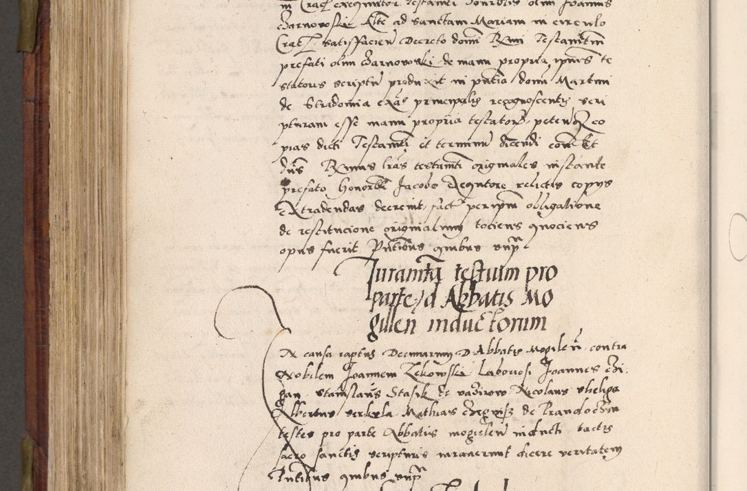Zdjęcie nr 621 dla obiektu archiwalnego: Acta actorum coram R. D. Petro de Gamratis, nominati archiepiscopi Gnesnensis, episcopi Cracoviensis per annos 1541 et 1542 acticatorum, praesidente tunc curiase suae R. D. Bartholomaeo Gantkowski, canonico Cracoviensi, Posnaniensi cancellario, parochialis in Konopisca etc. rectore.