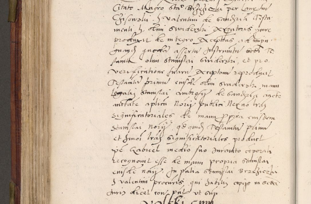 Zdjęcie nr 615 dla obiektu archiwalnego: Acta actorum coram R. D. Petro de Gamratis, nominati archiepiscopi Gnesnensis, episcopi Cracoviensis per annos 1541 et 1542 acticatorum, praesidente tunc curiase suae R. D. Bartholomaeo Gantkowski, canonico Cracoviensi, Posnaniensi cancellario, parochialis in Konopisca etc. rectore.