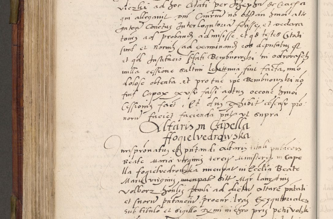 Zdjęcie nr 611 dla obiektu archiwalnego: Acta actorum coram R. D. Petro de Gamratis, nominati archiepiscopi Gnesnensis, episcopi Cracoviensis per annos 1541 et 1542 acticatorum, praesidente tunc curiase suae R. D. Bartholomaeo Gantkowski, canonico Cracoviensi, Posnaniensi cancellario, parochialis in Konopisca etc. rectore.