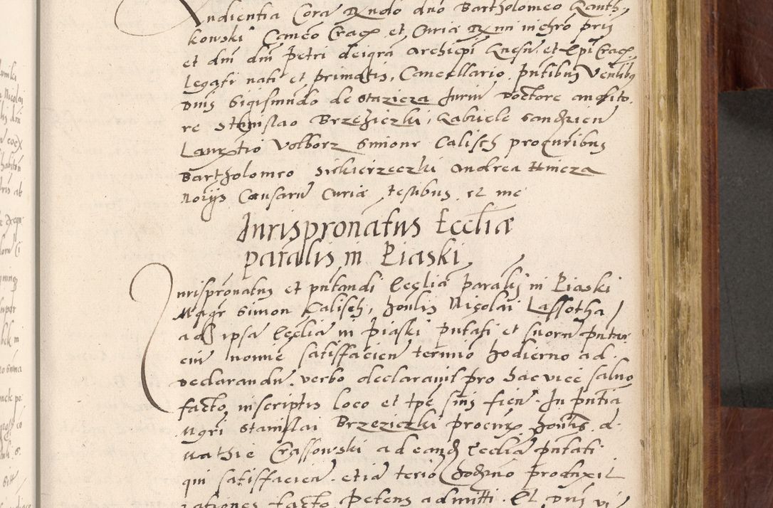 Zdjęcie nr 610 dla obiektu archiwalnego: Acta actorum coram R. D. Petro de Gamratis, nominati archiepiscopi Gnesnensis, episcopi Cracoviensis per annos 1541 et 1542 acticatorum, praesidente tunc curiase suae R. D. Bartholomaeo Gantkowski, canonico Cracoviensi, Posnaniensi cancellario, parochialis in Konopisca etc. rectore.