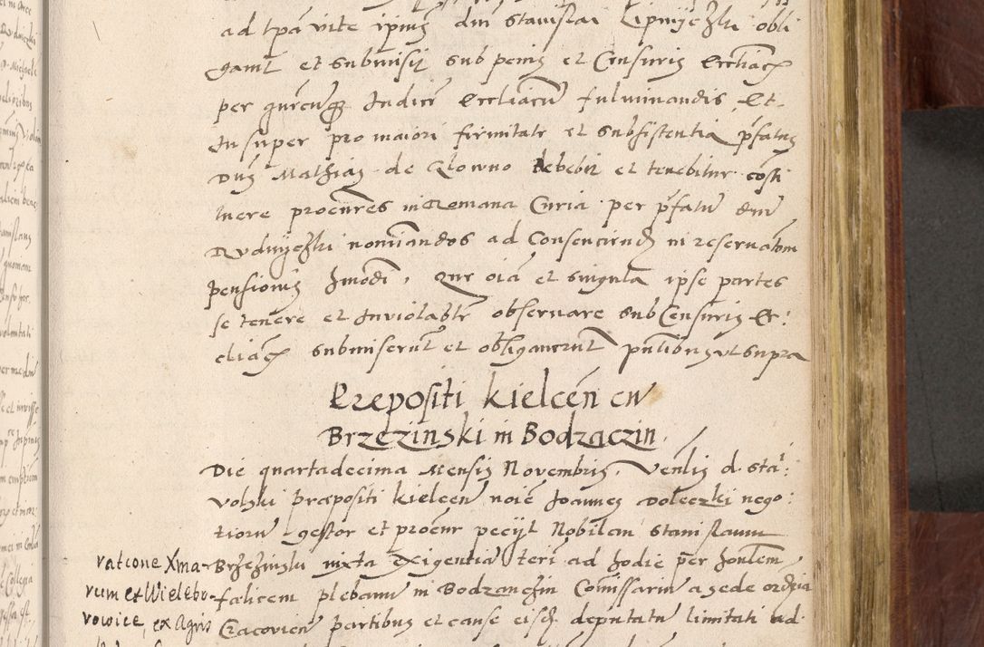 Zdjęcie nr 592 dla obiektu archiwalnego: Acta actorum coram R. D. Petro de Gamratis, nominati archiepiscopi Gnesnensis, episcopi Cracoviensis per annos 1541 et 1542 acticatorum, praesidente tunc curiase suae R. D. Bartholomaeo Gantkowski, canonico Cracoviensi, Posnaniensi cancellario, parochialis in Konopisca etc. rectore.
