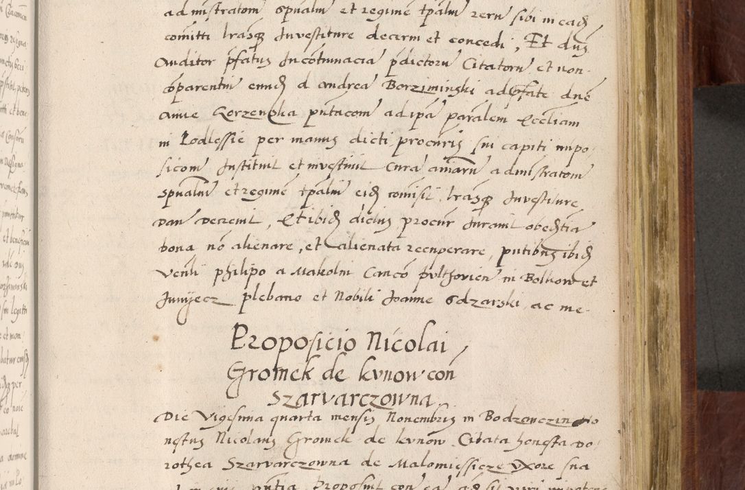 Zdjęcie nr 596 dla obiektu archiwalnego: Acta actorum coram R. D. Petro de Gamratis, nominati archiepiscopi Gnesnensis, episcopi Cracoviensis per annos 1541 et 1542 acticatorum, praesidente tunc curiase suae R. D. Bartholomaeo Gantkowski, canonico Cracoviensi, Posnaniensi cancellario, parochialis in Konopisca etc. rectore.