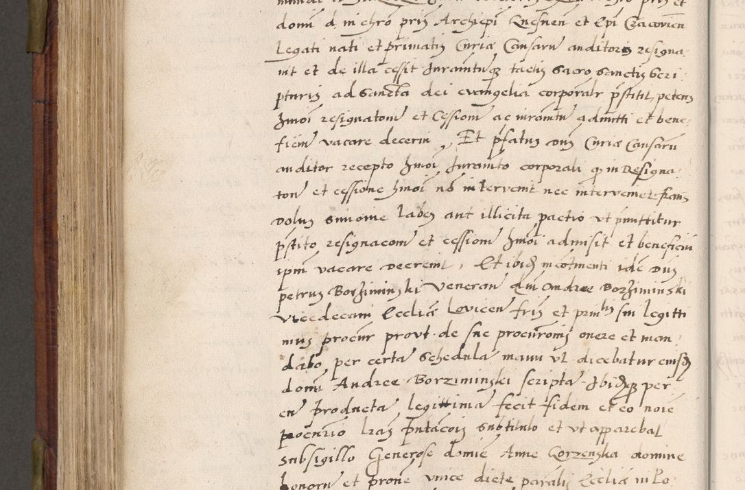Zdjęcie nr 595 dla obiektu archiwalnego: Acta actorum coram R. D. Petro de Gamratis, nominati archiepiscopi Gnesnensis, episcopi Cracoviensis per annos 1541 et 1542 acticatorum, praesidente tunc curiase suae R. D. Bartholomaeo Gantkowski, canonico Cracoviensi, Posnaniensi cancellario, parochialis in Konopisca etc. rectore.