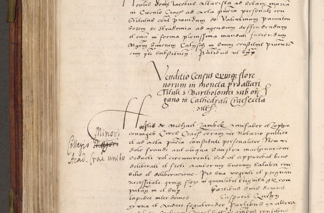 Zdjęcie nr 587 dla obiektu archiwalnego: Acta actorum coram R. D. Petro de Gamratis, nominati archiepiscopi Gnesnensis, episcopi Cracoviensis per annos 1541 et 1542 acticatorum, praesidente tunc curiase suae R. D. Bartholomaeo Gantkowski, canonico Cracoviensi, Posnaniensi cancellario, parochialis in Konopisca etc. rectore.