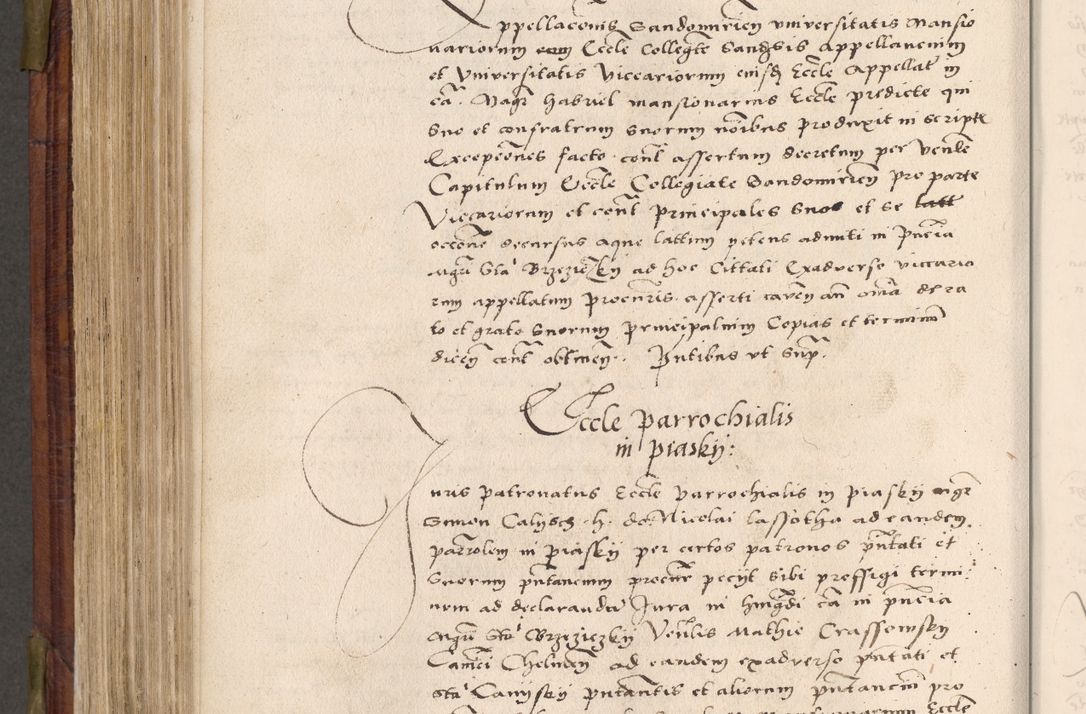 Zdjęcie nr 585 dla obiektu archiwalnego: Acta actorum coram R. D. Petro de Gamratis, nominati archiepiscopi Gnesnensis, episcopi Cracoviensis per annos 1541 et 1542 acticatorum, praesidente tunc curiase suae R. D. Bartholomaeo Gantkowski, canonico Cracoviensi, Posnaniensi cancellario, parochialis in Konopisca etc. rectore.