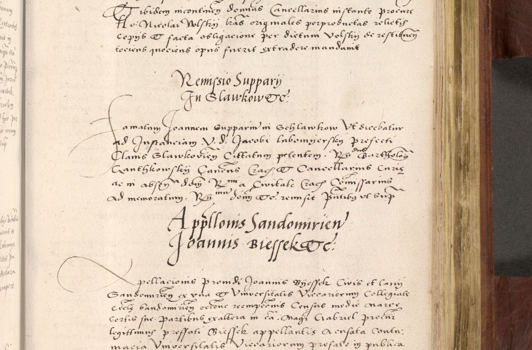 Zdjęcie nr 580 dla obiektu archiwalnego: Acta actorum coram R. D. Petro de Gamratis, nominati archiepiscopi Gnesnensis, episcopi Cracoviensis per annos 1541 et 1542 acticatorum, praesidente tunc curiase suae R. D. Bartholomaeo Gantkowski, canonico Cracoviensi, Posnaniensi cancellario, parochialis in Konopisca etc. rectore.
