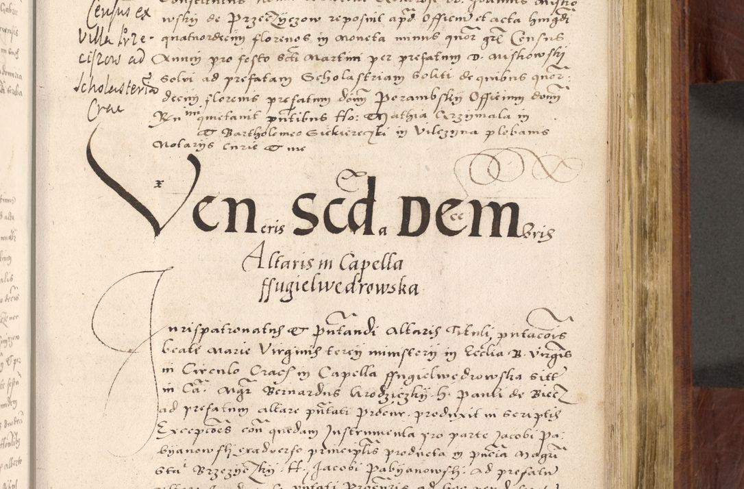 Zdjęcie nr 578 dla obiektu archiwalnego: Acta actorum coram R. D. Petro de Gamratis, nominati archiepiscopi Gnesnensis, episcopi Cracoviensis per annos 1541 et 1542 acticatorum, praesidente tunc curiase suae R. D. Bartholomaeo Gantkowski, canonico Cracoviensi, Posnaniensi cancellario, parochialis in Konopisca etc. rectore.