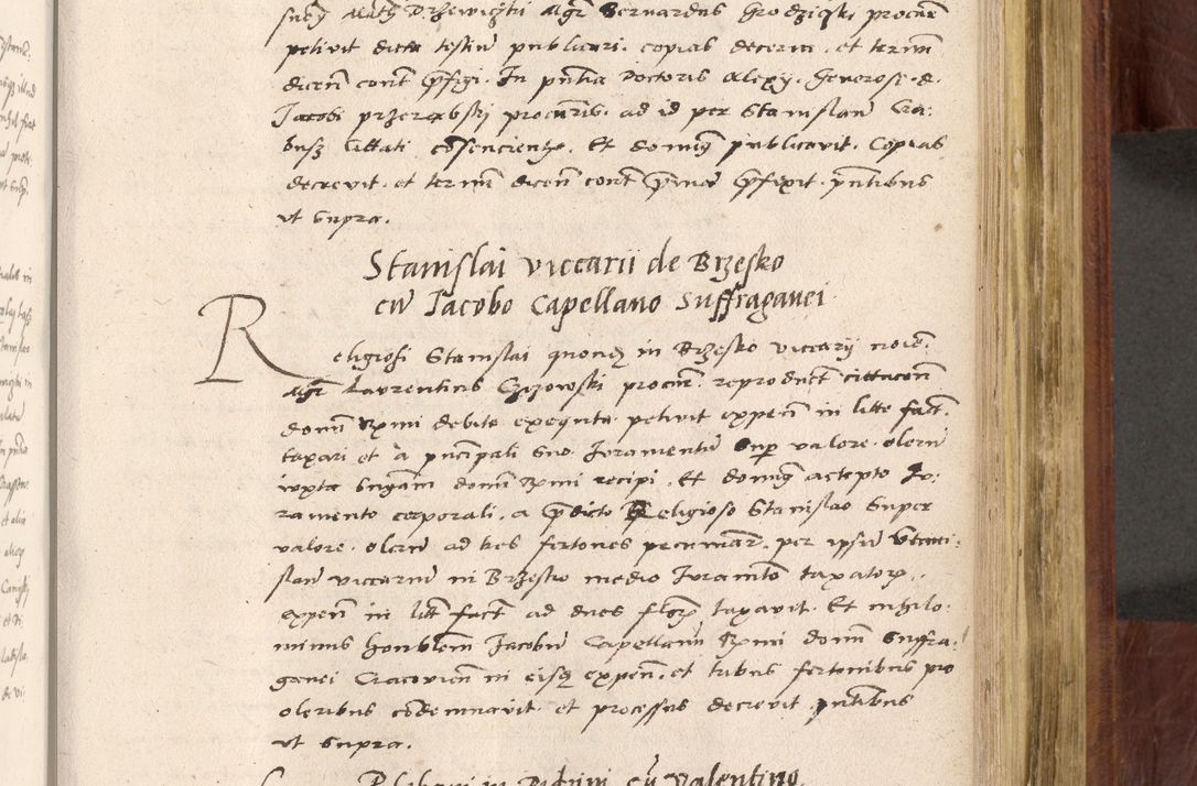 Zdjęcie nr 574 dla obiektu archiwalnego: Acta actorum coram R. D. Petro de Gamratis, nominati archiepiscopi Gnesnensis, episcopi Cracoviensis per annos 1541 et 1542 acticatorum, praesidente tunc curiase suae R. D. Bartholomaeo Gantkowski, canonico Cracoviensi, Posnaniensi cancellario, parochialis in Konopisca etc. rectore.