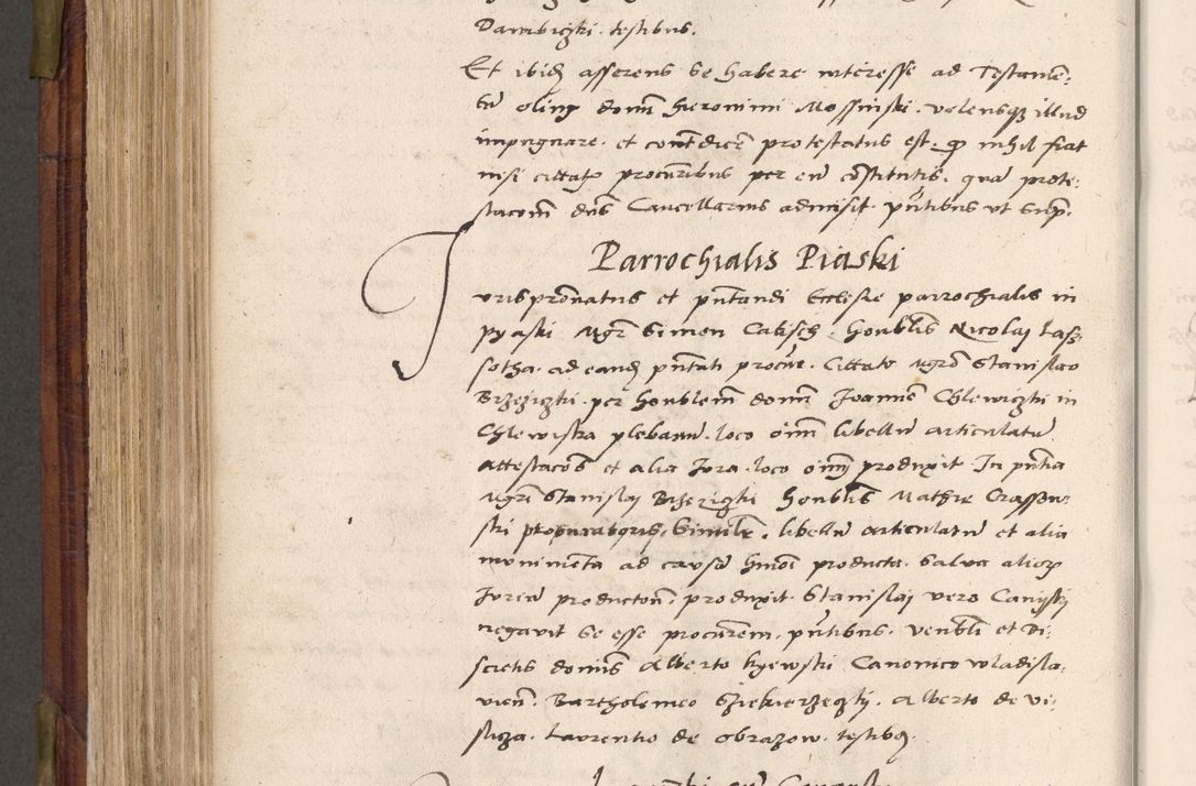 Zdjęcie nr 573 dla obiektu archiwalnego: Acta actorum coram R. D. Petro de Gamratis, nominati archiepiscopi Gnesnensis, episcopi Cracoviensis per annos 1541 et 1542 acticatorum, praesidente tunc curiase suae R. D. Bartholomaeo Gantkowski, canonico Cracoviensi, Posnaniensi cancellario, parochialis in Konopisca etc. rectore.