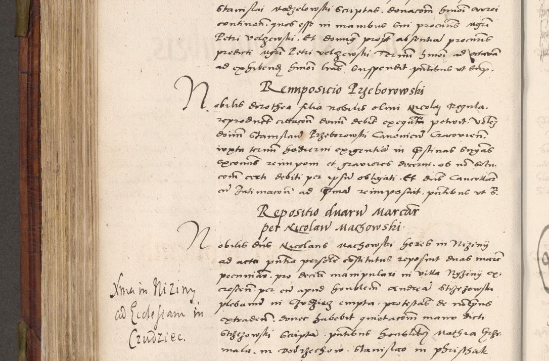Zdjęcie nr 569 dla obiektu archiwalnego: Acta actorum coram R. D. Petro de Gamratis, nominati archiepiscopi Gnesnensis, episcopi Cracoviensis per annos 1541 et 1542 acticatorum, praesidente tunc curiase suae R. D. Bartholomaeo Gantkowski, canonico Cracoviensi, Posnaniensi cancellario, parochialis in Konopisca etc. rectore.